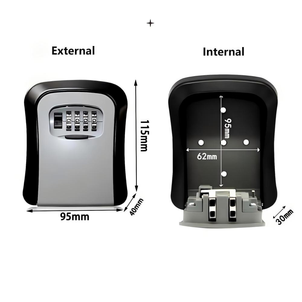 Wall Mount Key Lock Box 4 Digi - Home Security Ideas 评论和价格