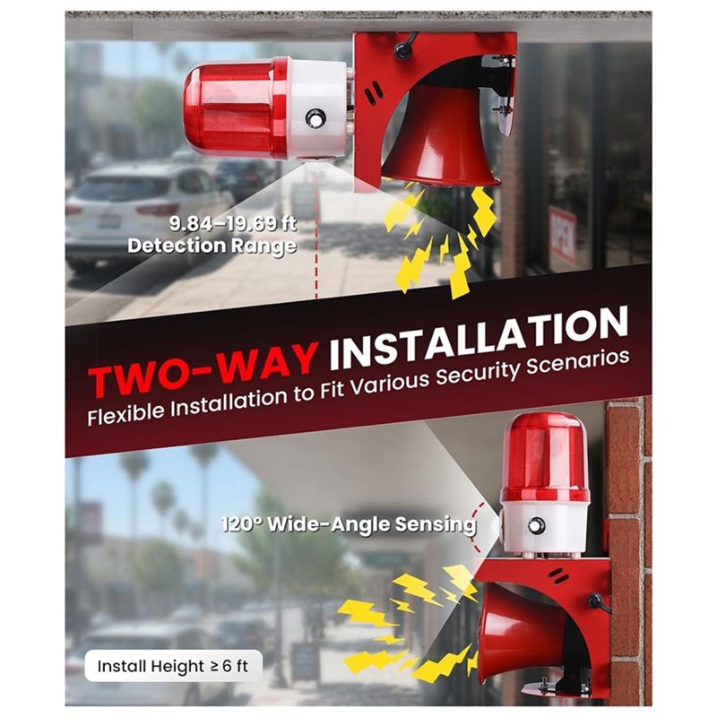 Y01A Motion Sensor Security Al - Home Yard Security 评论和价格