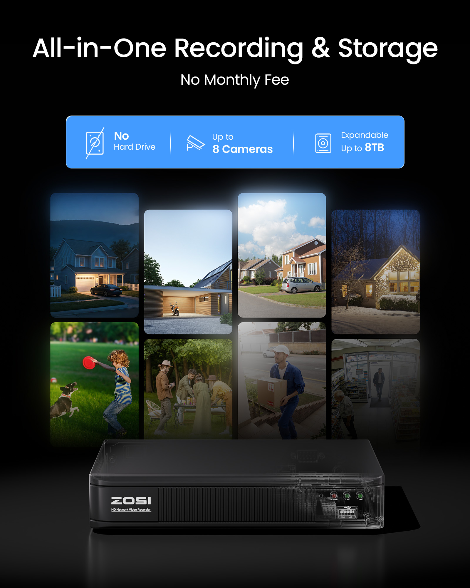 ZOSI 3K Lite Wired CCTV Securi - Home Security Network 评论和价格