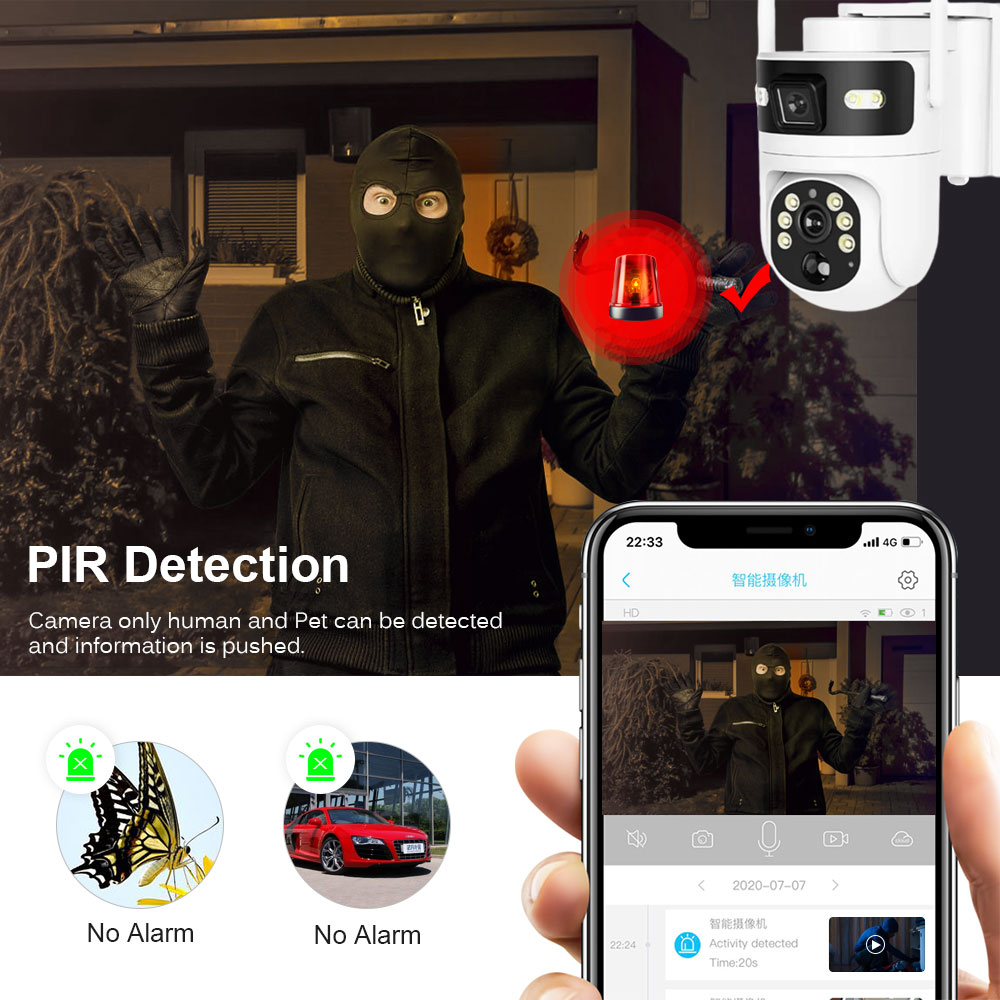 Wireless Outdoor PTZ Solar Sec - Home Yard Security 评论和价格