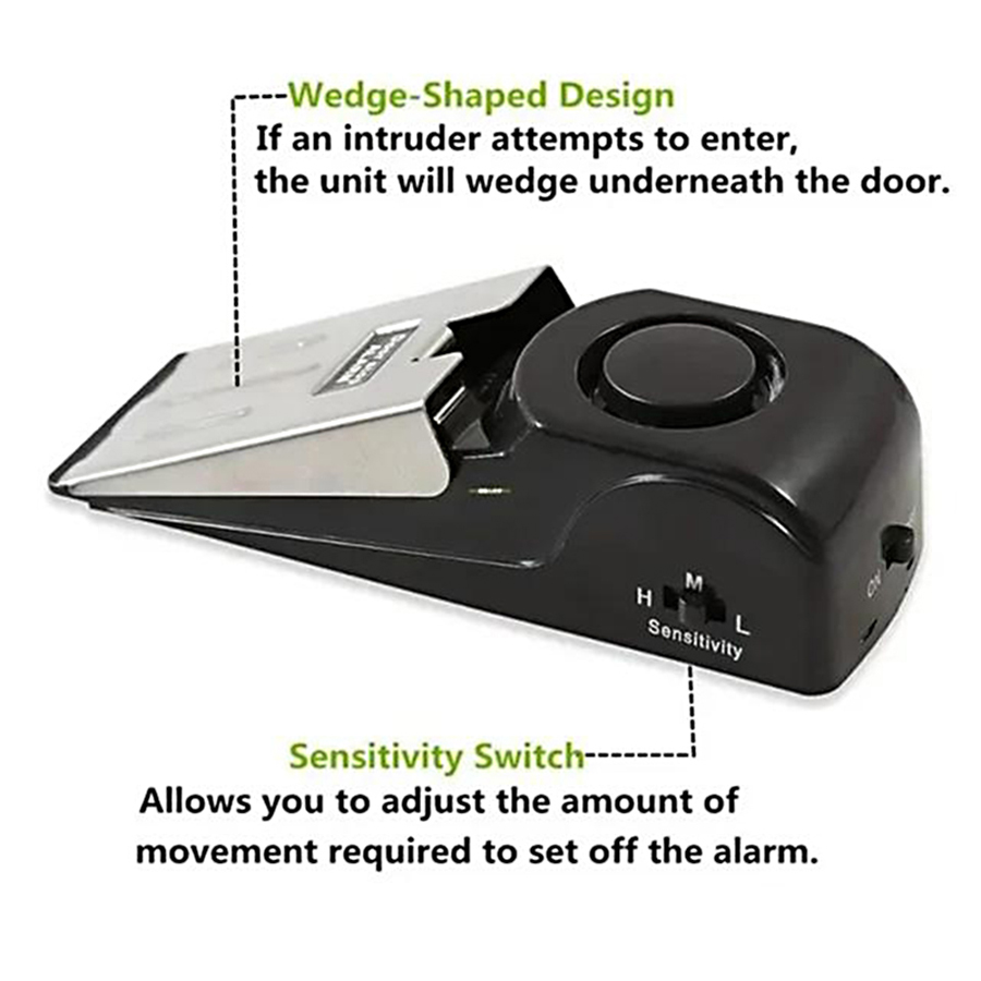 Door Stop Alarm, Door Stopper  - Home Security For Apartments 评论和价格