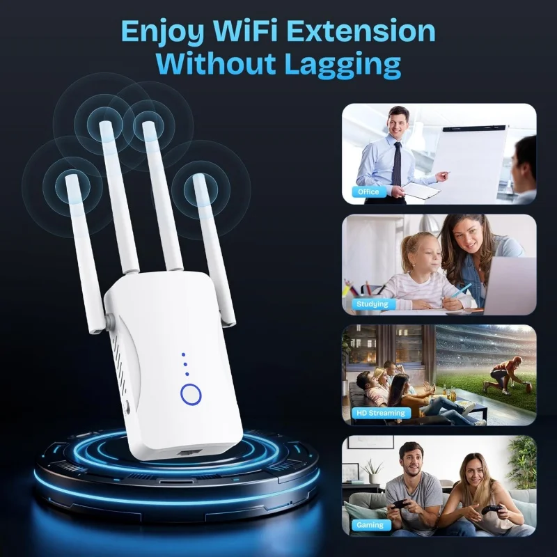 1200Mbps Dual Band WiFi Repeat - Home Security Network 评论和价格