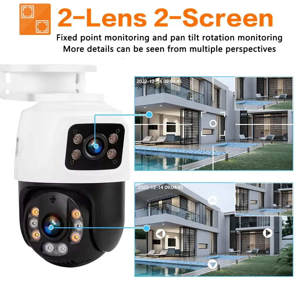 Outdoor 8MP POE PTZ Security C - Home Yard Security 评论和价格