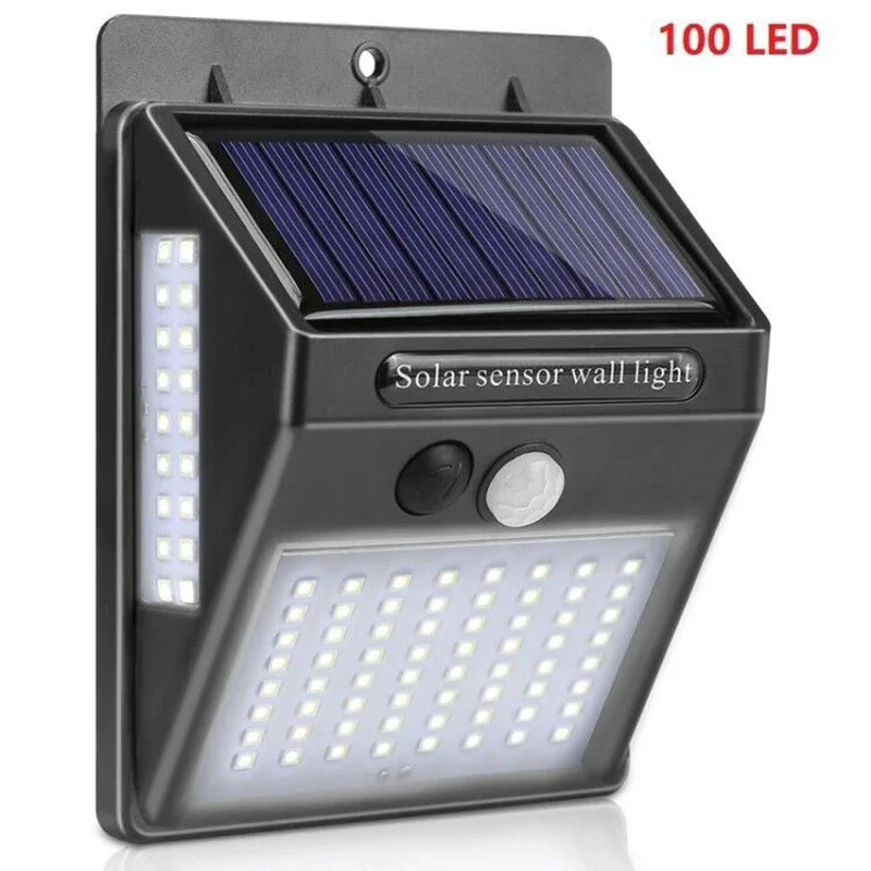 Outdoor Solar 100 LED PIR Moti - Home Yard Security 评论和价格