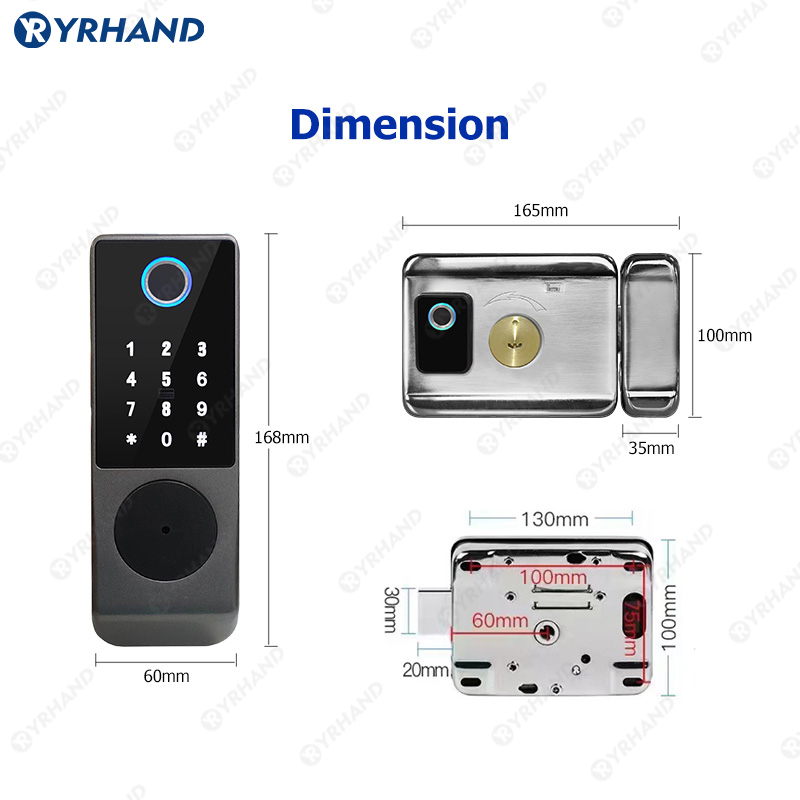 Tuya Smart lock Waterproof Wif - Home Security Ideas 评论和价格