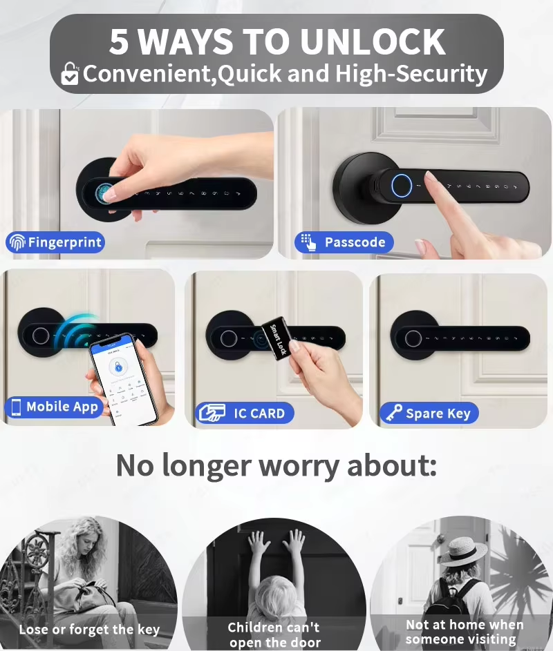 TTLock Smart Digital Door Lock - Home Security Ideas 评论和价格